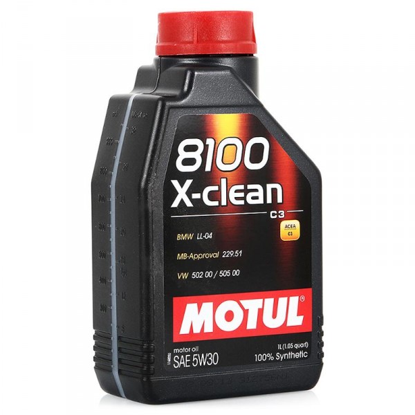 Основное фото MOTUL 8100 X-clean+ C3 5W30 Plus (1L)
