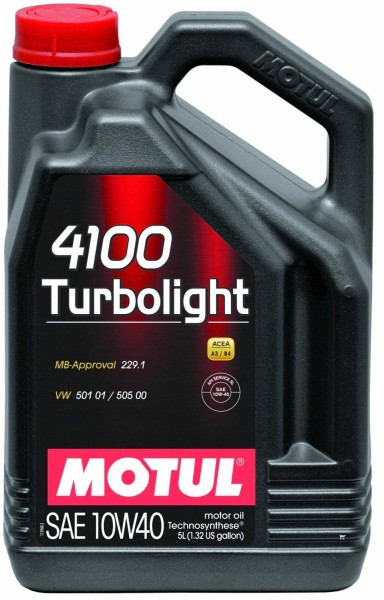 Основное фото MOTUL 4100 Turbolight 10W40 (4L)
