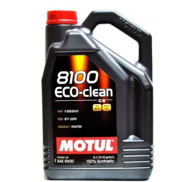 Основное фото MOTUL 8100 Eco-clean 5W30 С2 (5L)
