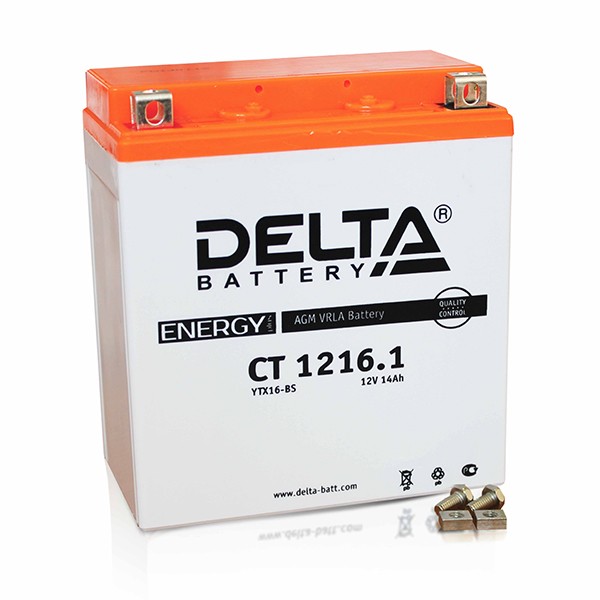 Основное фото Аккумулятор Delta CT 1216.1 YTX16-BS (150 х 85 х 160)