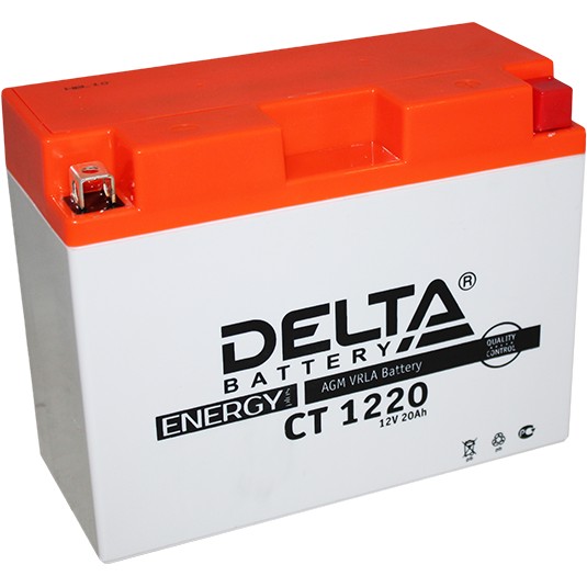 Основное фото Аккумулятор Delta CT 1220 Y50-N18L-A (205 х 87 х 160)