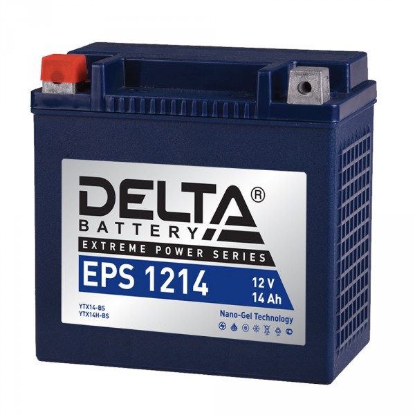 Основное фото Аккумулятор Delta EPS 1214 NANO-GEL YTX14-BS (149 x 87 x 144)