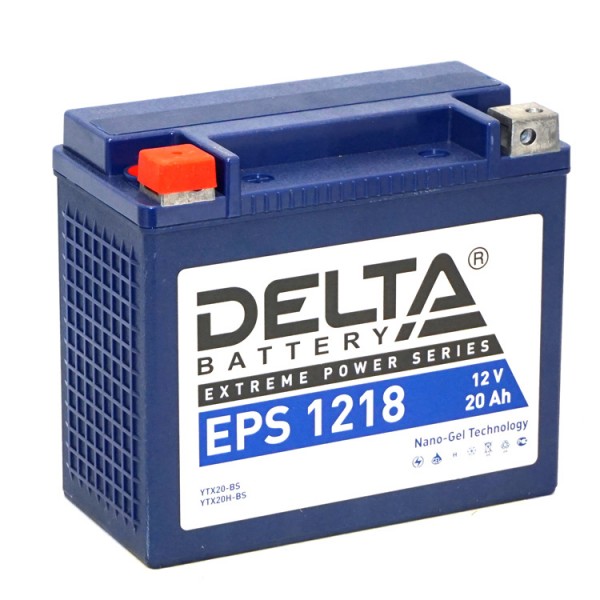 Основное фото Аккумулятор Delta EPS 1218 NANO-GEL YTX20-BS (176 x 87 x 154)