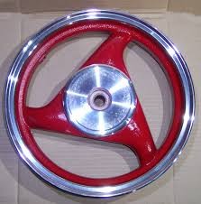 Основное фото Диск колеса передний + задний тюнинг JOG 50 Yamaha (Красный)