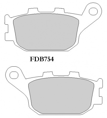 Основное фото Колодки диск. торм. (RACING) FA174/FDB754 Yamasida TW