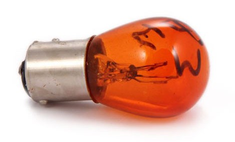 Основное фото Лампа стоп сигнала S25 12V 21/5W цоколь 2 конт. желтая CN