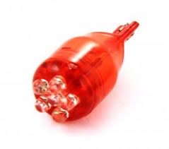 Основное фото Лампы поворота светодиодные (компл.2 шт) T13 12V 6диод. без цоколя красные SCOOTER-M