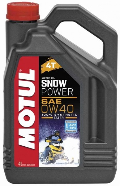 Основное фото MOTUL SnowPower 4T 0W40 (4L)
