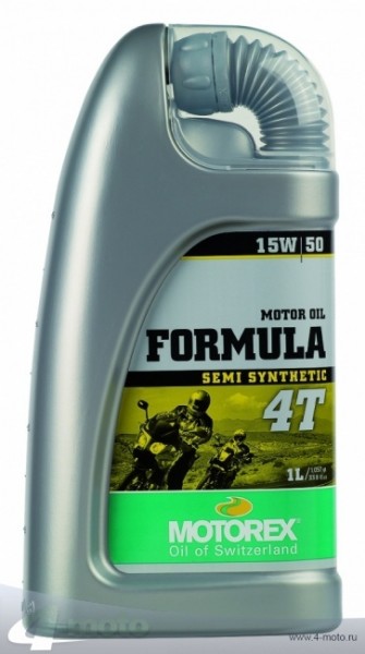 Основное фото MOTOREX масло моторное Formula 4T 15w50 1L полусинтетика