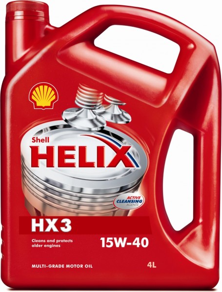 Основное фото Shell HX3 (Hellix) 15w-40 4л.SG/CD