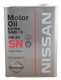 Основное фото Nissan Oil Extra Save X SN 0w-20 4л.(г/крек) KLAN8-00204