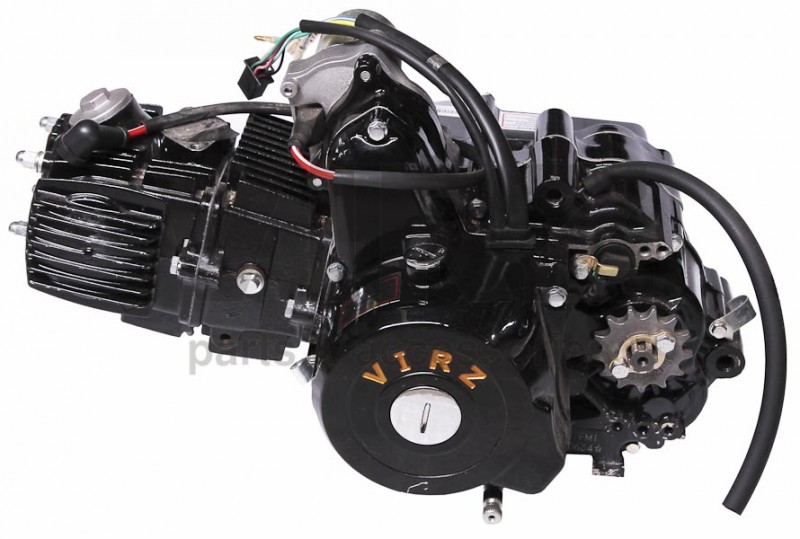 Основное фото Двигатель в сборе 4Т 152FMH (CUB) 106,7см3 (п/авт.) (реверс, 3+1); ATV110, T110