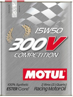 Основное фото MOTUL 300V Competition 15W50 (Ester Core)