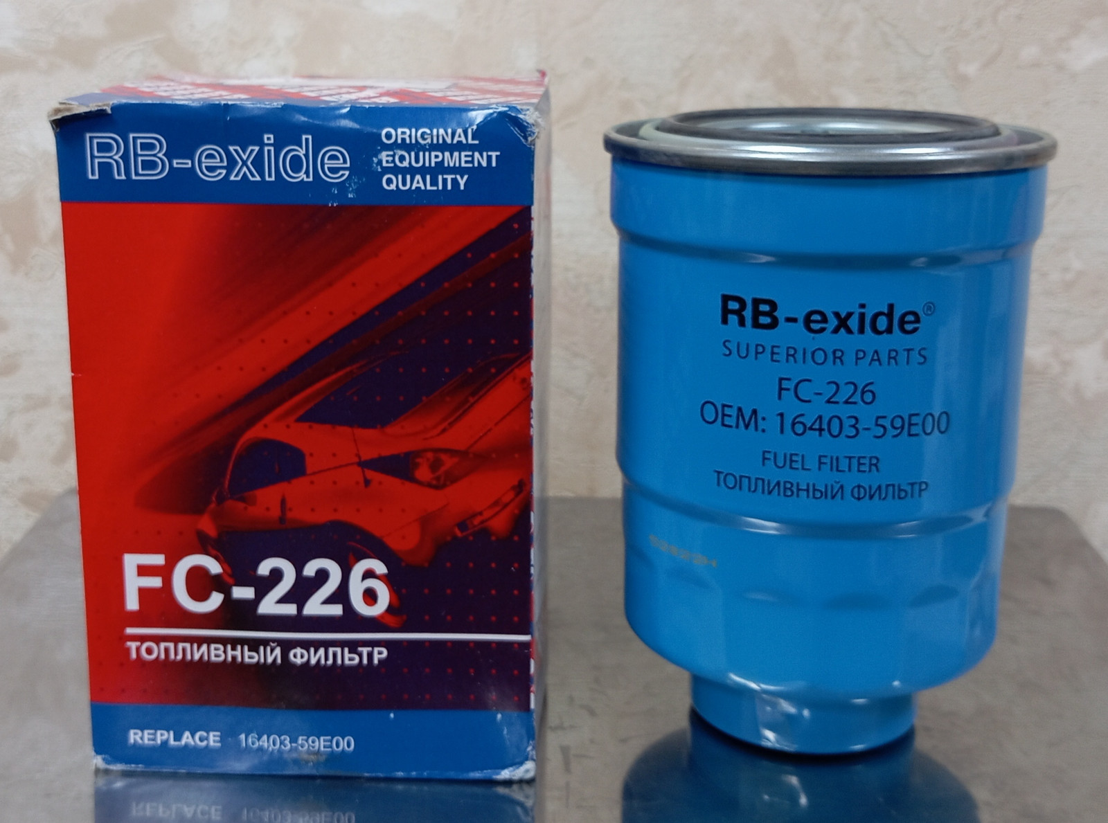 Основное фото Фильтр топливный RB-exide FC-226 16403-59E00/16403-59EX0