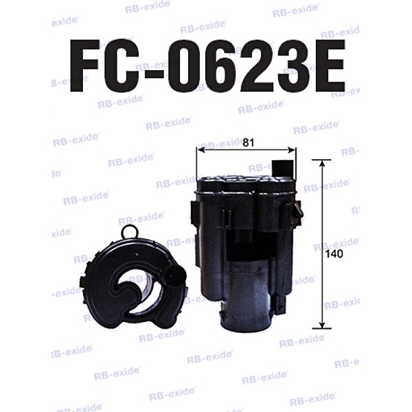 Основное фото Бензиновый фильтр HYUNDAI Matrix RB-exide FC-0623E 31112-17000