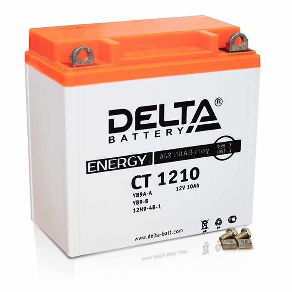 Основное фото Аккумулятор Delta CT 1210 YTX10-BS (135 х 78 х 138)