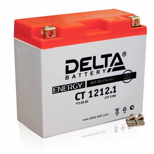Основное фото Аккумулятор Delta CT 1212.1 YT12B-BS (151 х 70 х 131)