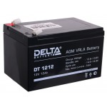Аккумулятор 12 вольт. DELTA DT 1212 гелевый 12v 12ah (151 x 98 x 98)