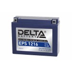 Мото аккумулятор Delta EPS 1216 NANO-GEL YB16AL-A2 (207 x 72 x 164)