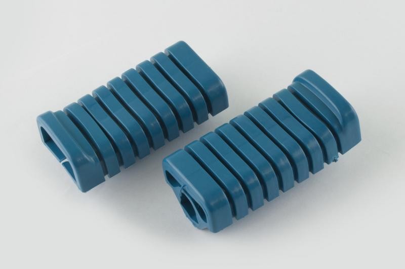 Основное фото Резинки подножки водителя комплект ALPHA, DELTA силиконовые, синие