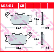 Тормозные колодки для мотоциклов Honda и Максискутеров Honda Forza MF06