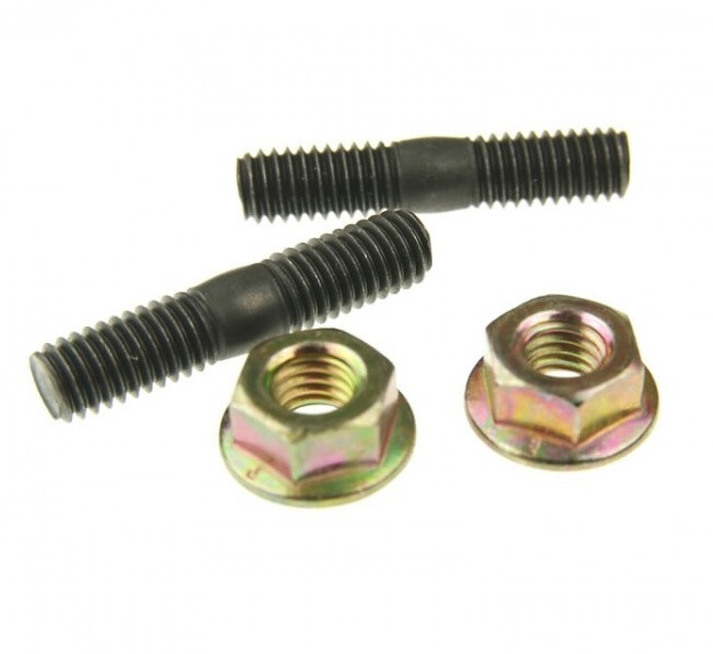 Основное Фото товара Шпилька крепления глушителя GY6 50, 150сс, Honda, Suzuki 6 х 30мм + гайка 6 x 30мм