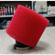 Фильтр воздушный нул. сопротивления D45 для питбайка 45° (поролон, цвет красный)