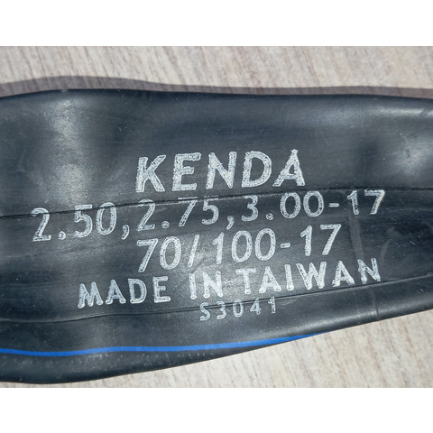 Дополнительное фото товара Камера Kenda 2.50-17 (2.75-17, 3.00-17, 70/100-17) TR4