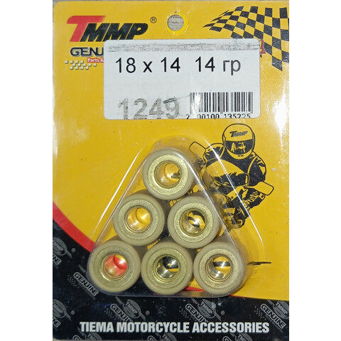 Дополнительное фото товара Ролики вариатора (компл. 6шт) 18x14 14,0гр