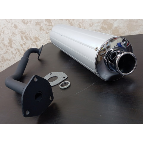 Дополнительное фото товара Глушитель 4T 139QMB 50сс с коленом (колесная база 12-13") CN