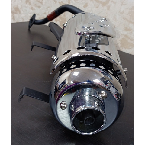 Дополнительное фото товара Глушитель 4T 152QMI, 157QMJ 125/150сс цельный (колесная база 12-13") CN