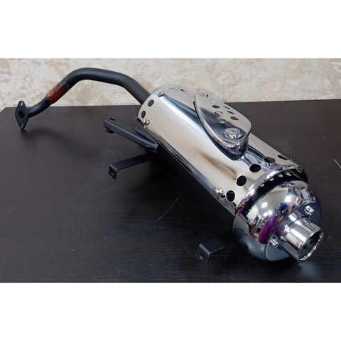 Дополнительное фото товара Глушитель 4T 152QMI, 157QMJ 125/150сс цельный (колесная база 12-13") CN