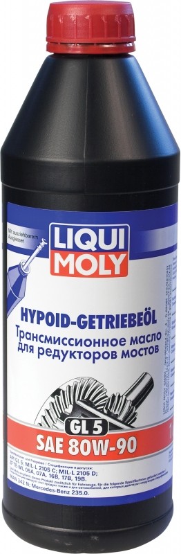 Основное фото LIQUI MOLY Hypoid-Getriebeoil (GL-5) 80W-90