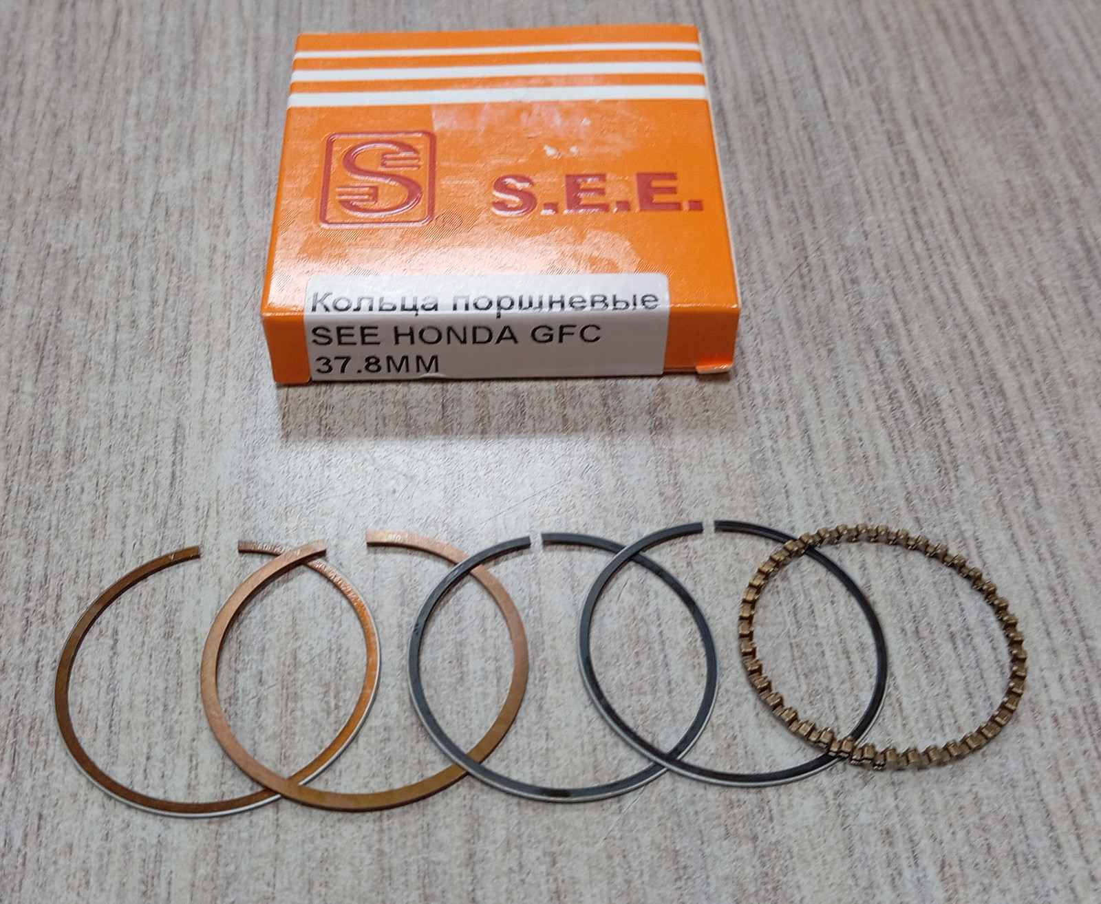 Основное Фото товара Кольца поршневые Honda AF-61/62 4T d-37,8 SEE TW