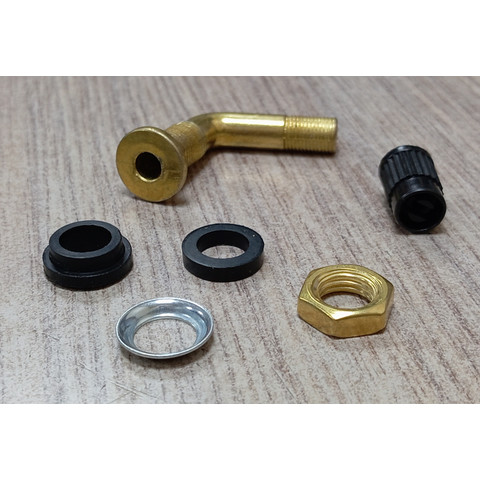 Дополнительное фото товара Вентиль бескамерной покрышки изогнутый разборный