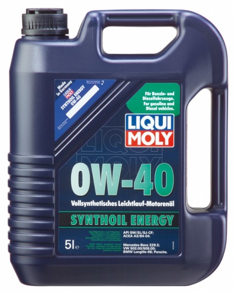 Основное фото LIQUI MOLY Synthoil Energy 0W-40