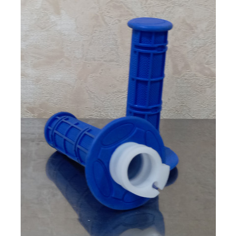 Дополнительное фото товара Ручки руля GEL кросс, мопед, мотоцикл (Синие)