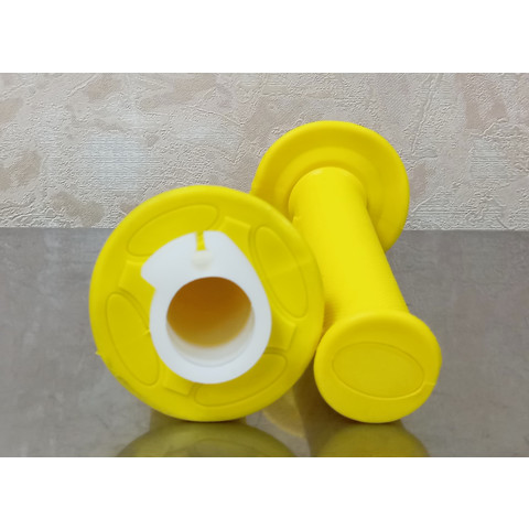 Дополнительное фото товара Ручки руля GEL кросс, мопед, мотоцикл (Желтые)