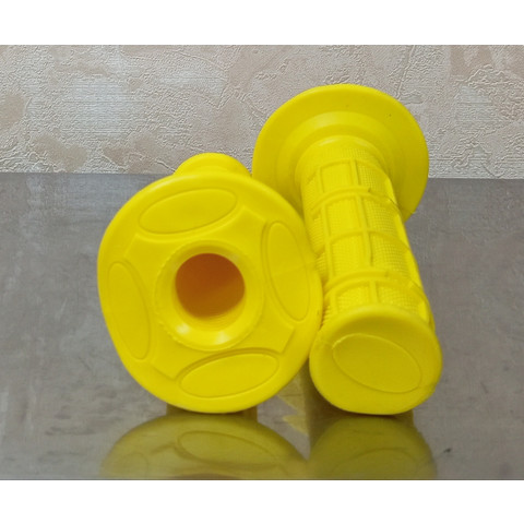 Дополнительное фото товара Ручки руля GEL кросс, мопед, мотоцикл (Желтые)
