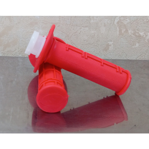 Дополнительное фото товара Ручки руля GEL кросс, мопед, мотоцикл (Красные)