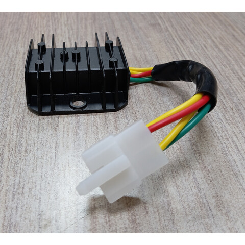 Дополнительное фото товара Регулятор напряжения 4T 125-150сс 1 фишка 4 конт. (фишка квадратная 