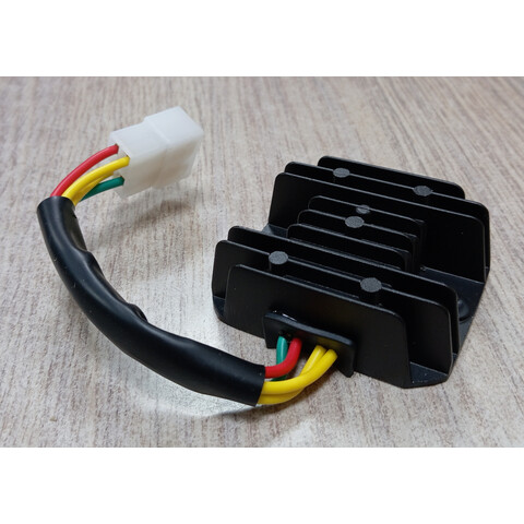 Дополнительное фото товара Регулятор напряжения 4T 125-150сс 1 фишка 4 конт. (фишка квадратная 