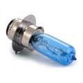 Лампа фары на скутер галоген HQ c улучшенным фокусом P15D-25-1 12V 35W синяя