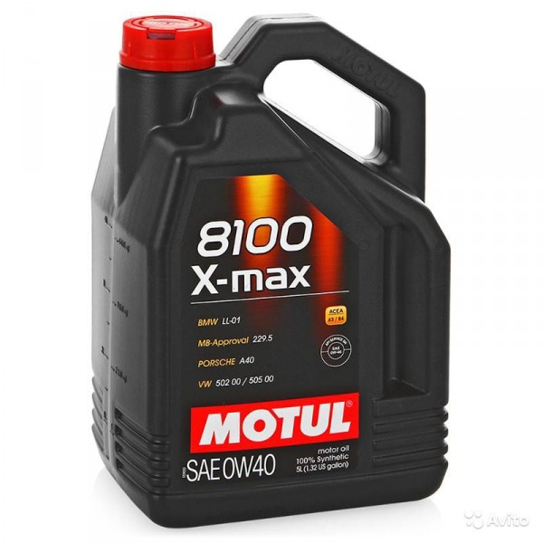 Основное фото MOTUL 8100 X-max 0W40 (5L)