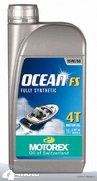 Основное фото MOTOREX масло для моторной лодки Ocean FS 4T 15W/50 4L синтетика