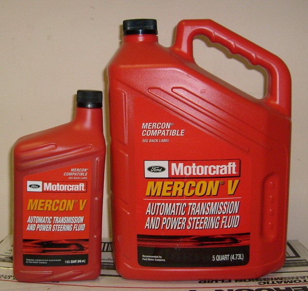 Основное фото Ford Motorcraft Mercon V (4,73л) XT-5-5QM гидравлическая жидкость
