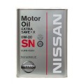 Nissan Oil Extra Save X SN 0w20 4л. (п/синт) KLAN8-00204