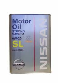 Основное фото Nissan Oil Strong Save X SL 0w-20 4л. (п/синт.) KLAL2-00204