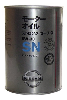 Основное фото Nissan Oil Strong Save X SN 5w-30 1л. (г/крек) KLAN3-05301