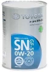 Основное фото Toyota Motor Oil SN 0W-20 (г/крек) 1л. 08880-10506